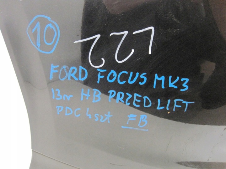 PARE-CHOCS ARRIÈRE ARRIÈRE FORD FOCUS MK3 HAYON PDC X4 13R AVANT RESTYLAGE BM51A17906A
