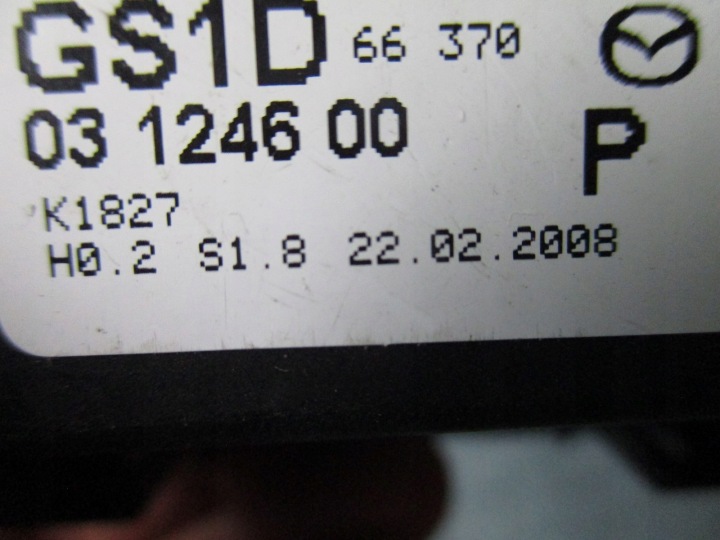 COMMUTATEUR PANNEAU VITRE MAZDA 6 GS1D66370 03124600