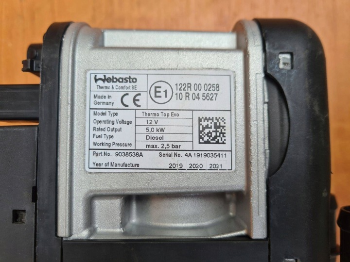 WEBASTO MERCEDES A2055006400 W205 TTEVO DIESEL
