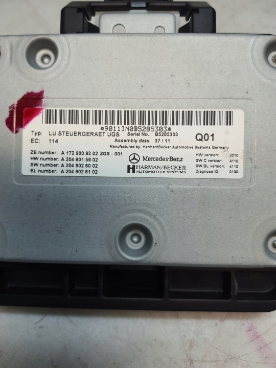 MODULE CONTRÔLEUR GSM MERCEDES E CLASSE W212 W204 1729009302 2049015902