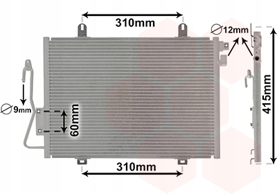 VAN NŒUD 40002300 RADIATEUR SYSTÈME REFROIDISSEMENT MOTEUR