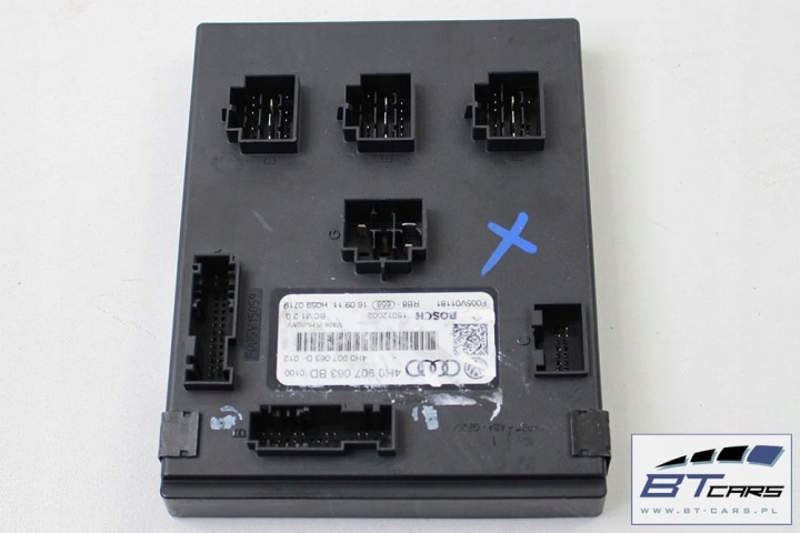 AUDI A6 A7 A8 VW MODULE CONTRÔLEUR BORDNETZ BCM 4H0907063BD 4H0 907 063 BD XE