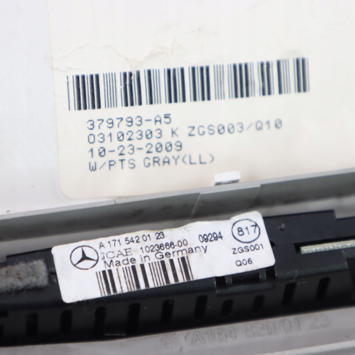 MERCEDES W169 W211 AMPOULE PLAFONNIERS MONITEUR PDC A1715420123