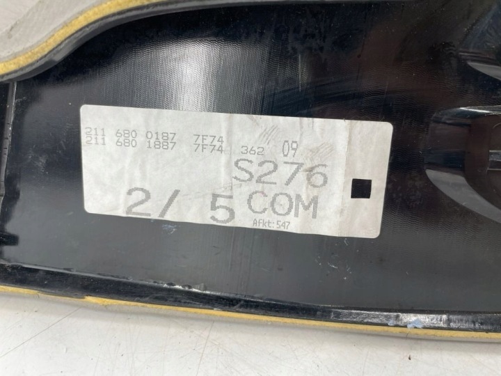 MERCEDES-BENZ E W211 2007 ÉLÉMENT TABLEAU DE BORD INSTRUMENTATION BAS