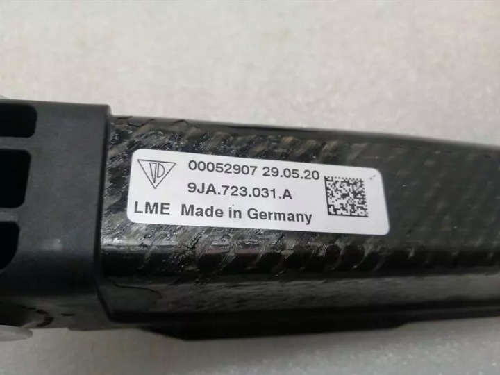 PORSCHE TAYCAN 9J PÉDALE SET CARBONE 9J1721507 ACCELERATOR