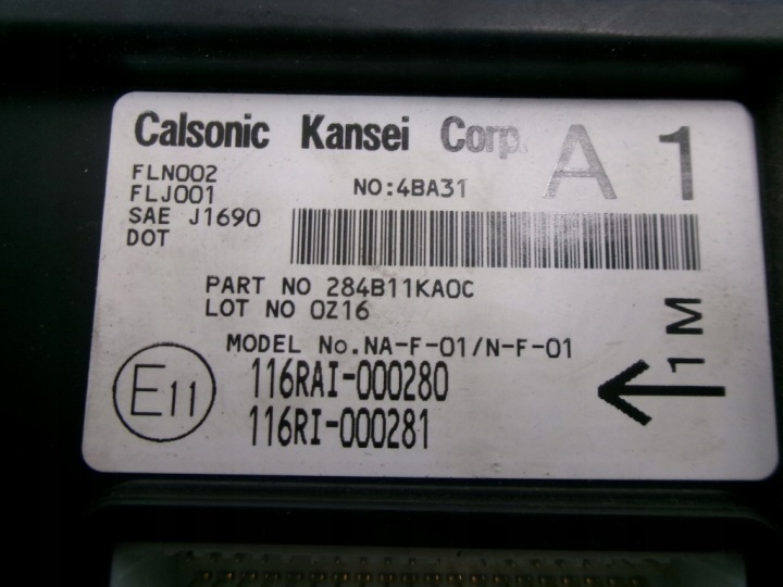 NISSAN JUKE YF15 F15 MODULE CONFORT 116RAI-000280