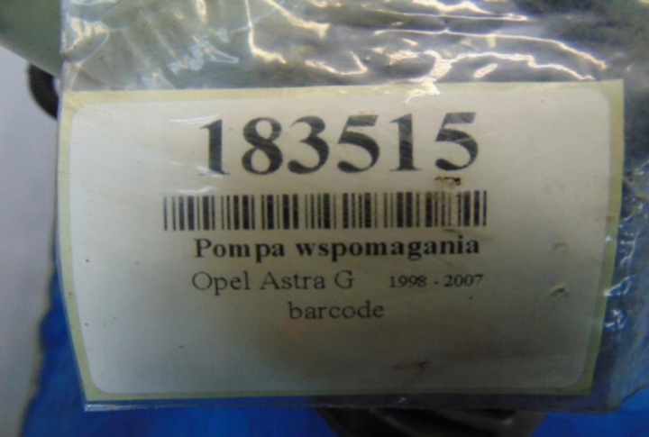 OPEL ASTRA G POMPE AMPLIFICATEUR TRW 554552
