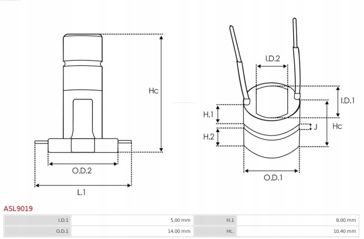 AUTOSTARTER BAGUE COMMUTATEUR ALTERNATEUR