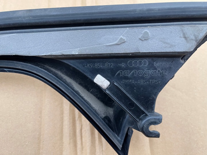 AUDI A6 C8 UNIVERSEL AVANT MOULURE COUVERCLES DE COFFRE SPOILER DROIT ARRIÈRE ARRIÈRE 4K9854872