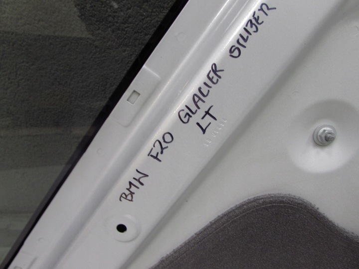 BMW 1 F20 11-19 PORTES ARRIÈRE GAUCHE JEU ARRIÈRE GLACIER SILBER A83