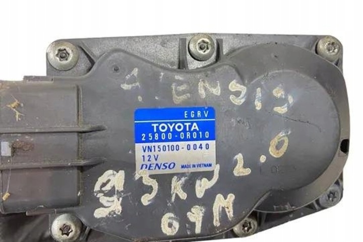 VANNE EGR TOYOTA AVENSIS (_T25_) 258000R010 2.0L DIESEL 93KW 2007