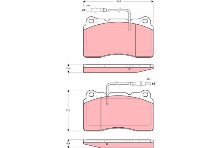 PLAQUETTES FREIN PEUGEOT AVANT 607 807 3,0 V6 24V 00-