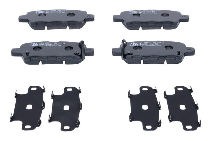 ATE 13.0460-5843.2 SET PADS HAMULCOWYCH, BRAKES TARCZOWE 