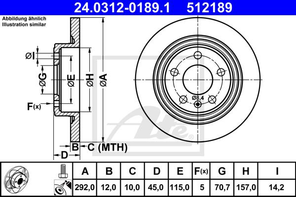 DISCOS DE FRENADO 2SZT. CHEVROLET CRUZE ORLANDO VOL 