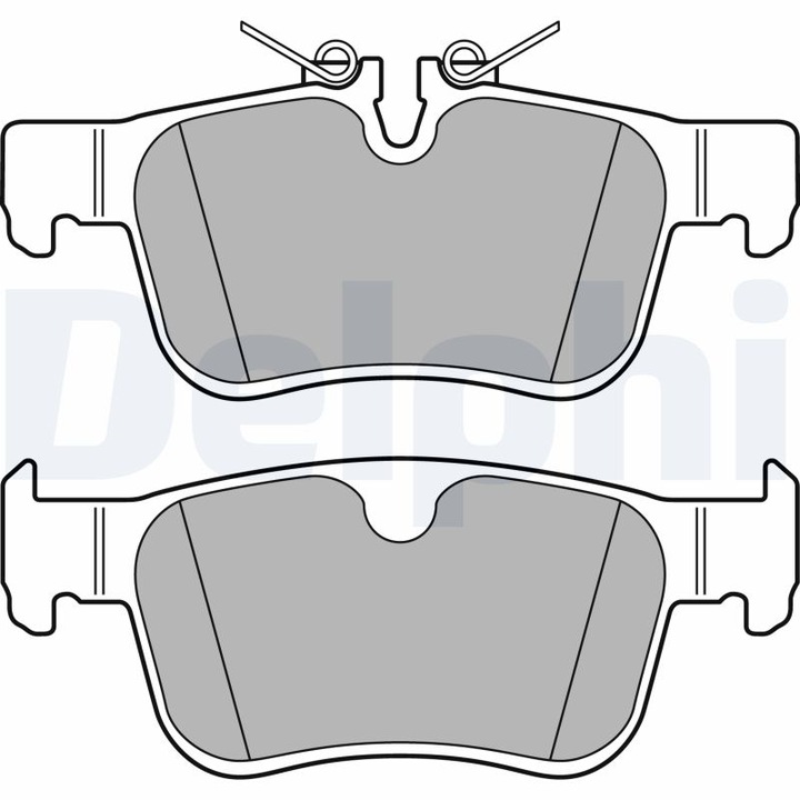 DELPHI LP3312 PADS BRAKE photo 1 - milautoparts-fr.ukrlive.com