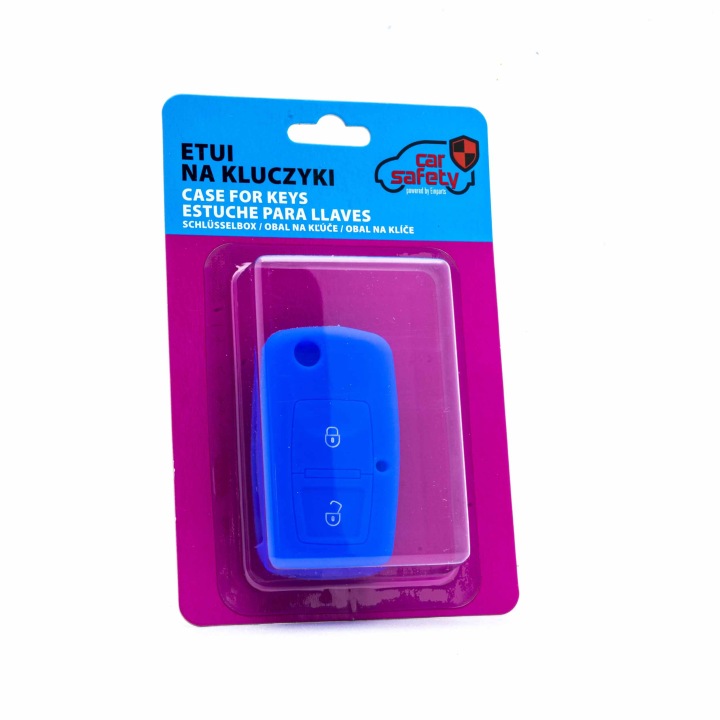 EPKC67 BLEUES ÉTUI EN SILICONE SUR CLÉS SEAT SKODA VOLKSWAGEN