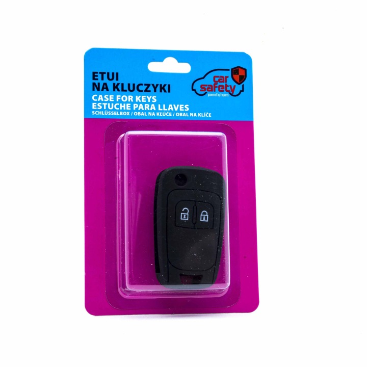 EPKC20 NOIR ÉTUI EN SILICONE SUR CLÉS CHEVROLET OPEL VAUXHALL