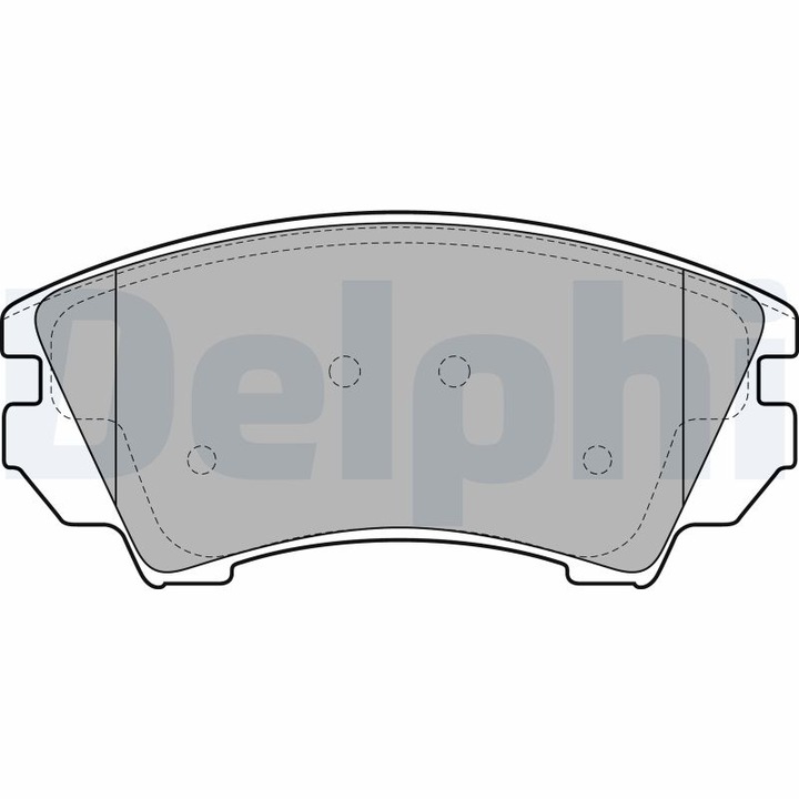 ZAPATAS DE FRENADO DELPHI LP2081 