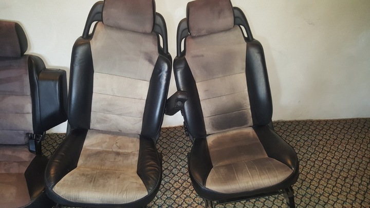 LAND ROVER DISCOVERY 2 SEATS FRONT LEATHER WROCL 