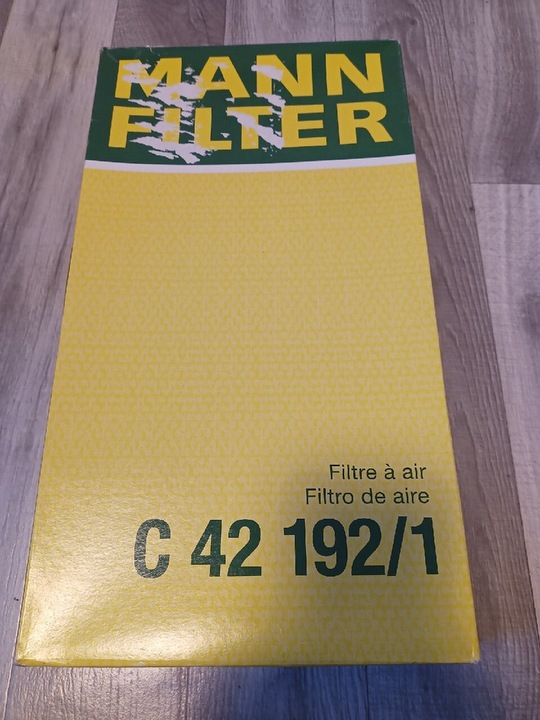 FILTRO AIRE MANN C42192/1 MERCEDES GASOLINA 