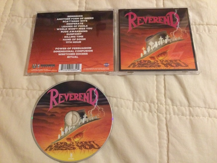 REVEREND - World won’t miss you