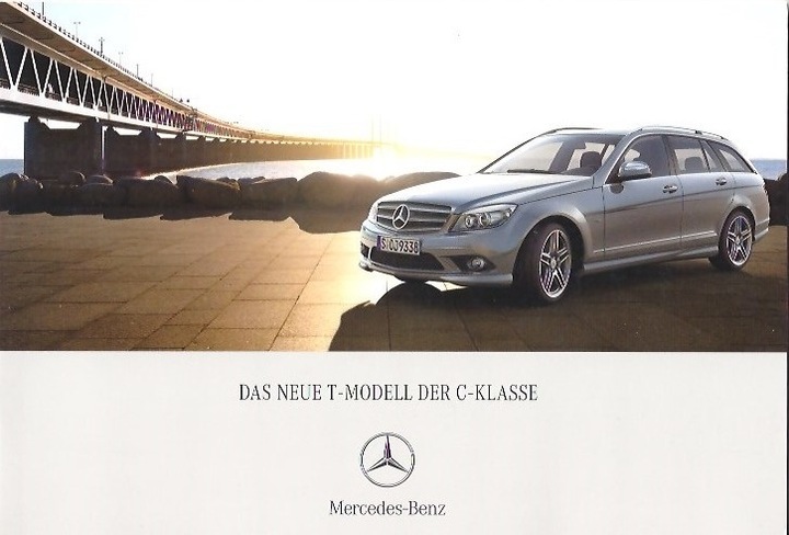 Prospekt Mercedes T-Model C-Klasse 2007 36 stron D