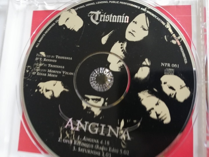 Tristania - Angina (1999, CD)