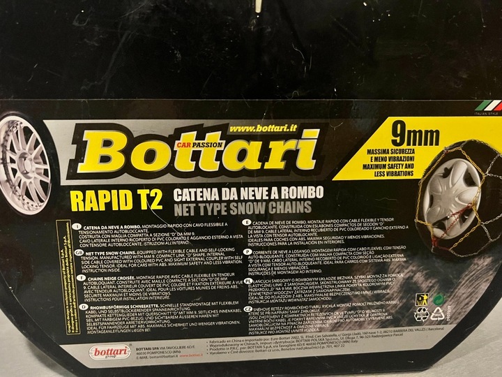 CADENA SNIEGOWY - BOTTARI RAPID T2 9MM 