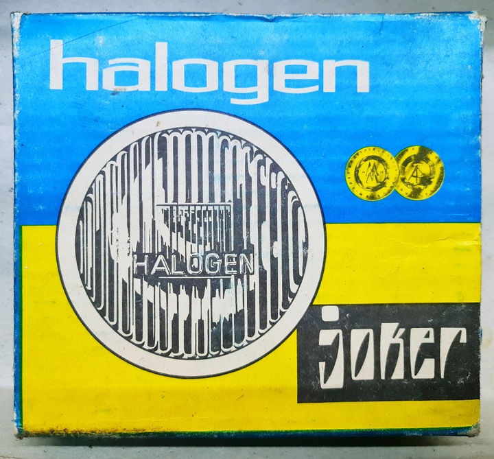 2X HALÓGENO JOKER ESTADO MANUFACTURADO NOS AÑOS 70 DDR 