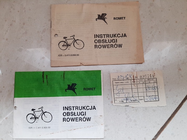 MANUAL ROMET GIL ROWEROWA 