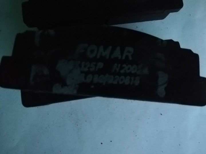 FOMAR ZAPATAS DE FRENADO FIAT 125P 