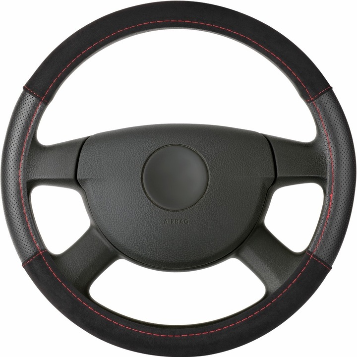 FORRO AL VOLANTE CUERO + ALCANTRA 37-38 CM 