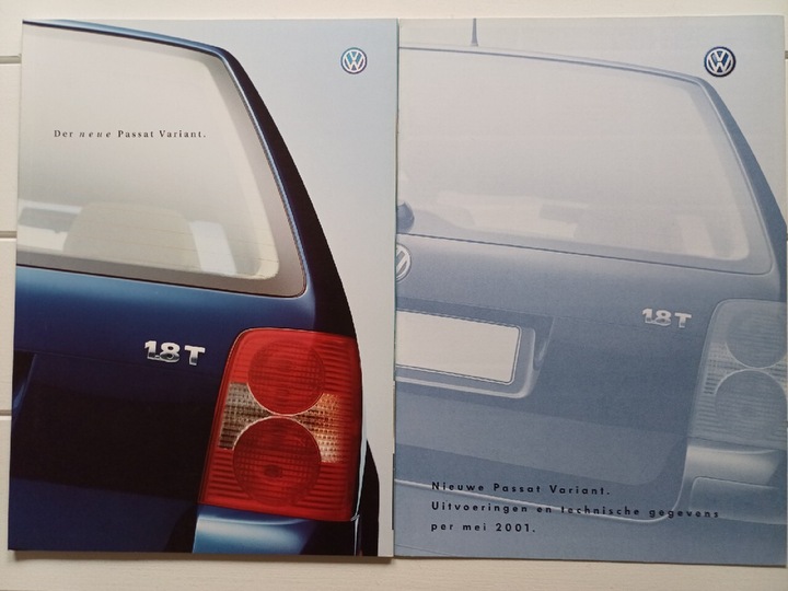 Prospekt Volkswagen Passat 2001r. UNIKAT
