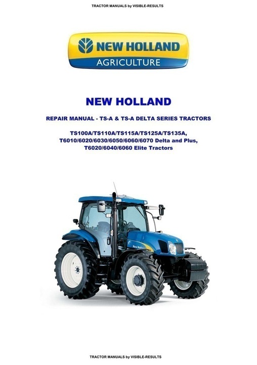 MANUAL REPARACIÓN NUEVO HOLLAND TS100-TS135 