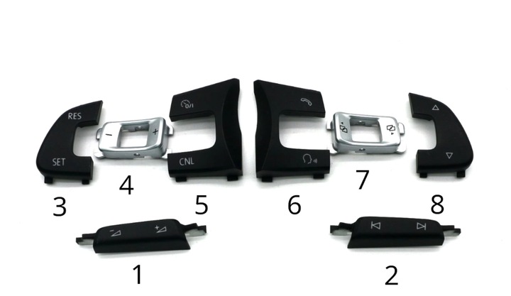 GOLF 7 VII PASSAT B8 BUTTONS STEERING WHEEL MULTIFUNCTIONALITY 5G0959442 photo 1 - milautoparts-fr.ukrlive.com