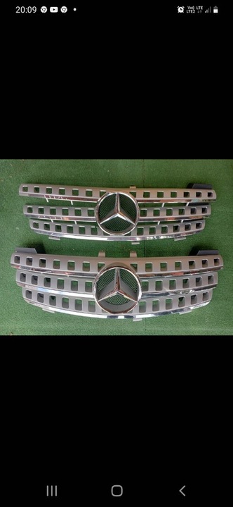 MERCEDES ML 164  GRILLE RADIATOR GRILLE CHROME 