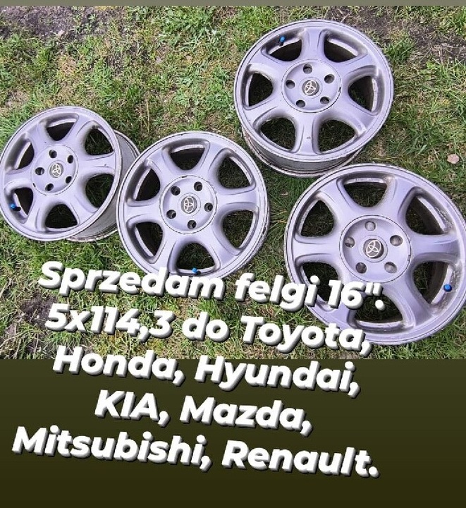 DISCS 16 5X114,3 TOYOTA 