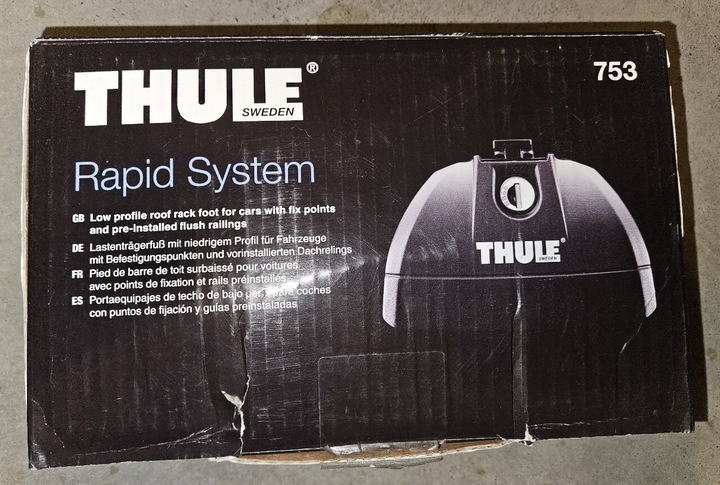 THULE RAPID SISTEMA 753 KIT 3090 OPEL ASTRA USADO 