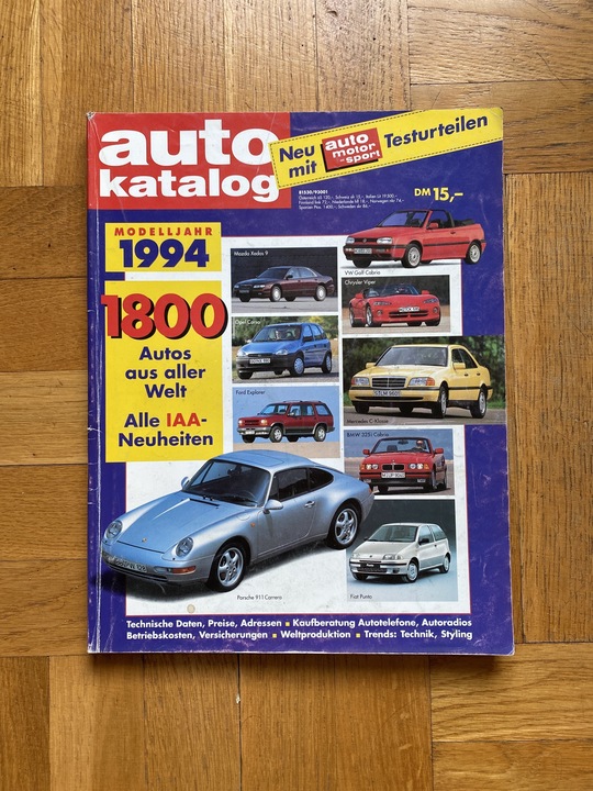 AUTO KATALOG 1994 GER 