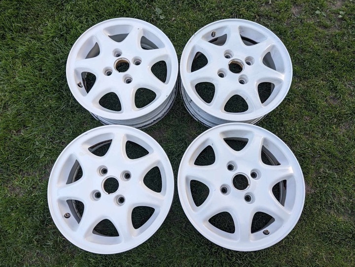 LLANTAS DE ALUMINIO 4X114,3 COLOR BLANCO HONDA CIVIC ROVER 