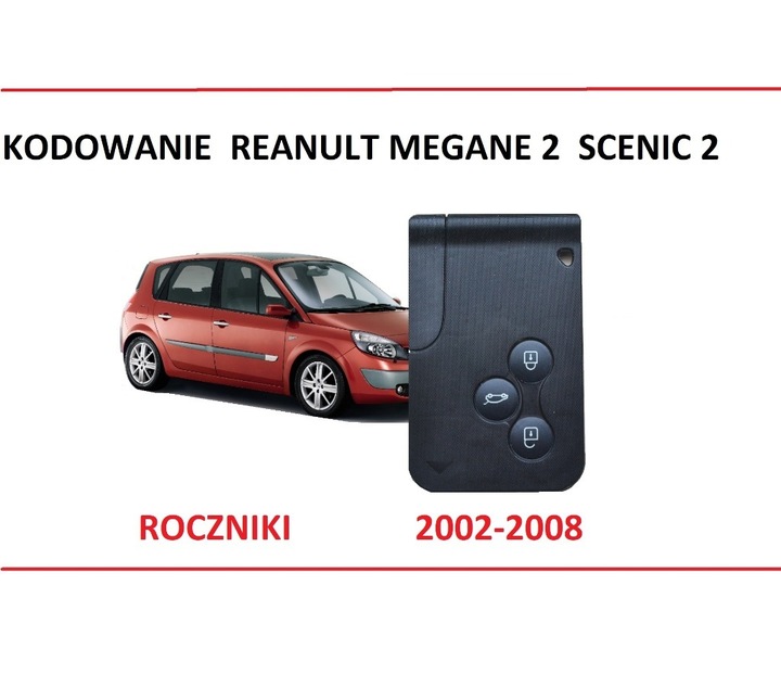 CARD RENAULT MEGANE 2 SCENIC 2 LAGUNA KODOWANIE 