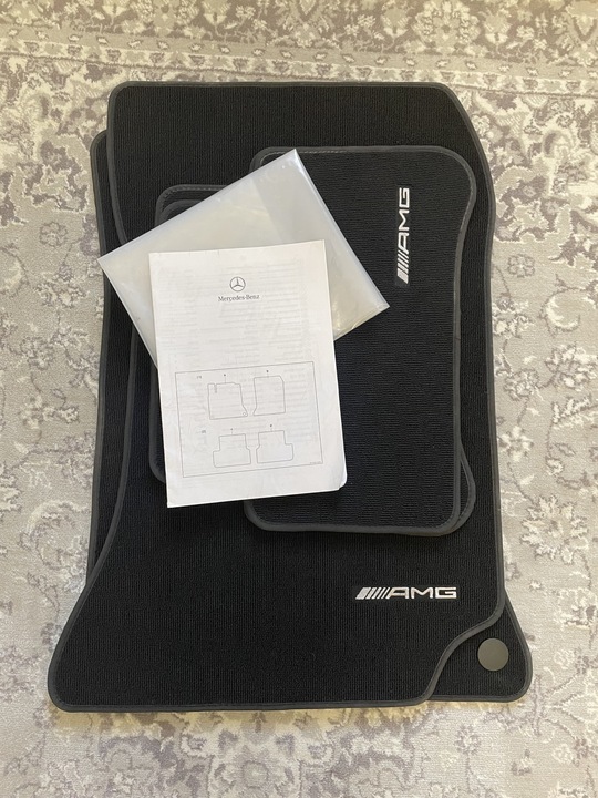 ORIGINAL MATS MERCEDES AMG W212/218 BLACK 