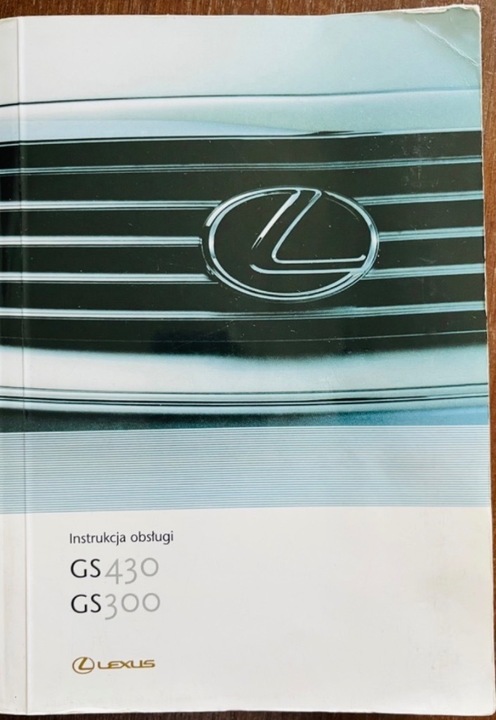 MANUAL SERVICE LEXUS GS 430, GS 300 