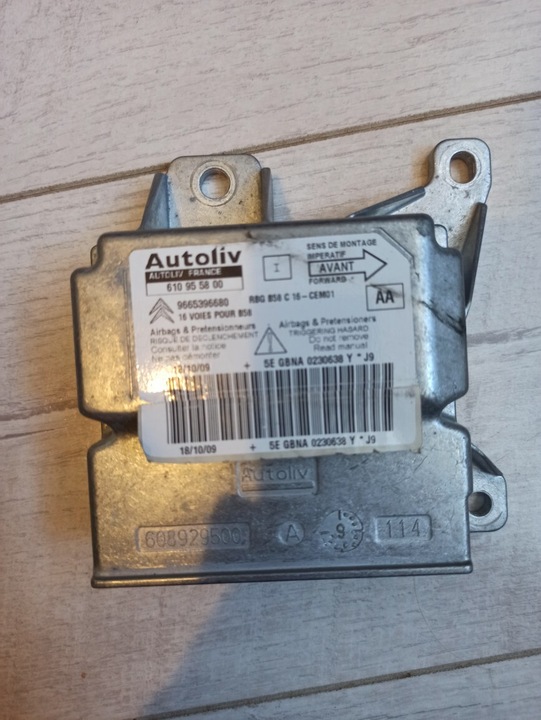 CITROEN C4 PICASSO I SENSOR AIRBAG MODULE AIR BAGS 