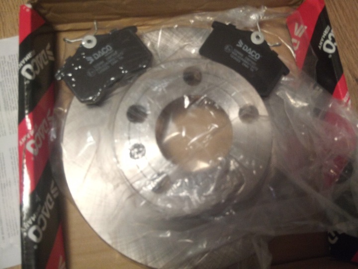 DISC BRAKE 1 PC. FROM KLOCKAMI 2 PC.  GOLF  4 1,9 SDI REAR photo 1 - milautoparts-fr.ukrlive.com