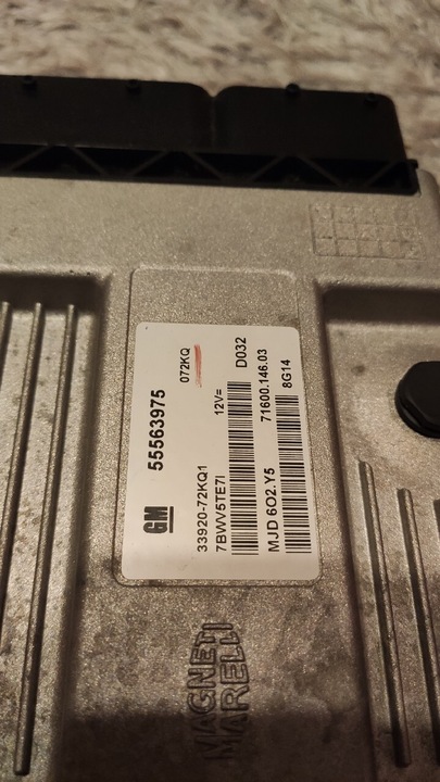 COMPUTER CONTROL UNIT SUZUKI SWIFT 1,3 DDIS 55563975 