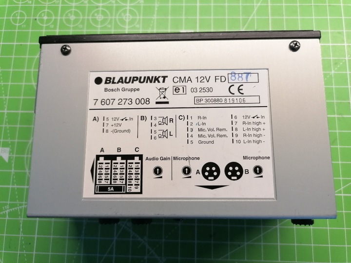 REFORZADOR PARA MICROBÚS CMA 12V FD BLAUPUNKT 