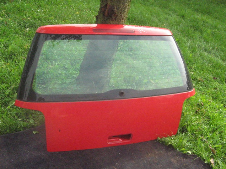 SEAT AROSA VW LUPO 97R TAPA DE MALETERO PARTE TRASERA ROJO 