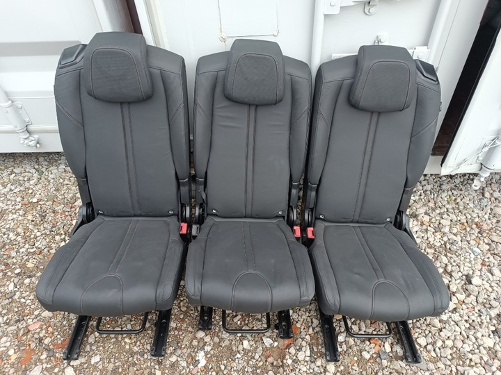 SEATS PEUGEOT 5008 II 3 X SEAT SECOND ROW AIRBAG 