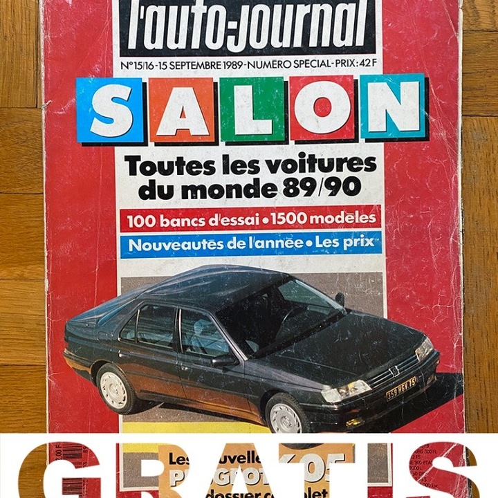 L'AUTO-JOURNAL SALON 89/90 - KATALOG - FR * REGALO 